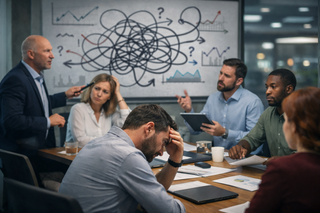 When thinking is unclear, even smart teams move in the wrong direction.